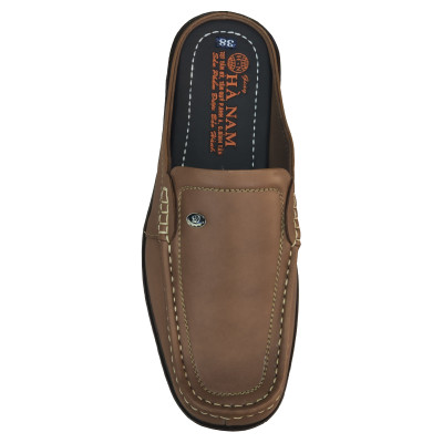 Dép Bít Mũi Nam HÀ NAM Da Bò Thật Cao Cấp GSB2093