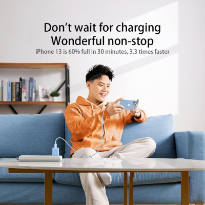 Ugreen UG90492US532TK 1M màu Vàng có chip MFi Cáp sạc - truyền dữ liệu USB-C sang lightning - HÀNG CHÍNH HÃNG