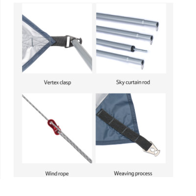 Tăng dã ngoại phủ bạc NatureHike NH16T012-S/NH16T013-S (phiên bản 2021)