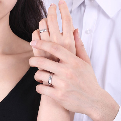 Nhẫn Bạc Nam Bạc Ta Kiểu Dáng Trơn Đơn Giản Nam Tính BẠC HIỂU MINH NA035