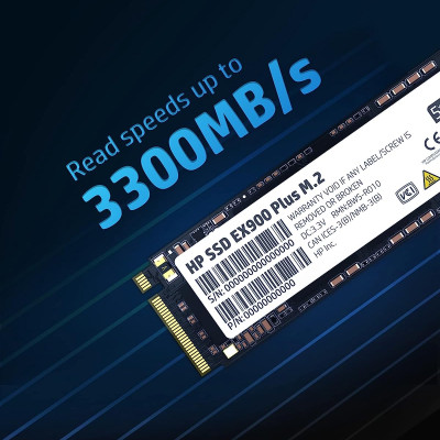 Ổ cứng SSD hiệu HP Model EX900 Plus M.2 NVMe 512GB - Hàng Chính Hãng