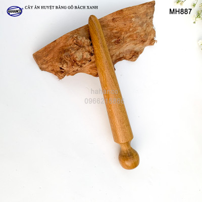 Combo 2 cây ấn huyệt bằng gỗ thơm/ Dụng cụ day ấn huyệt/massage/điện chẩn- MH887