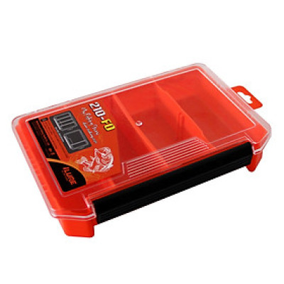 Hộp nhựa lưu trữ phụ kiện đi câu, mồi câu cá có chia thành từng khay có thể tháo rời