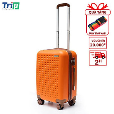 TẶNG TÚI ĐỰNG GIÀY + THẺ TAG - Vali kéo TRIP P803A có dây kéo mở rộng size 20inch nhựa PC - Bảo hành 5 năm - Hàng chính hãng