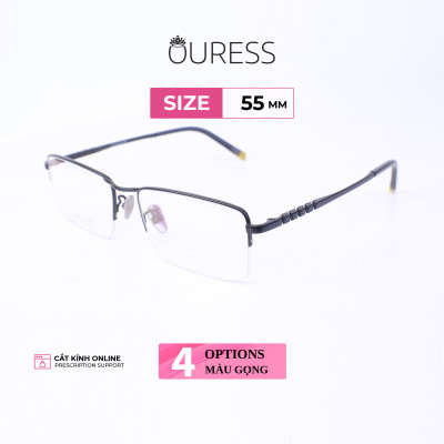Gọng kính titanium thời trang nam siêu nhẹ siêu bền OURESS sw10002