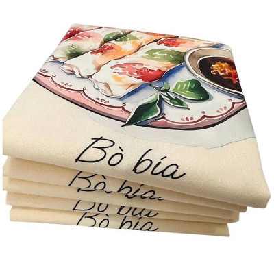 Túi Vải Canvas Bánh Tráng Trộn 20x22cm