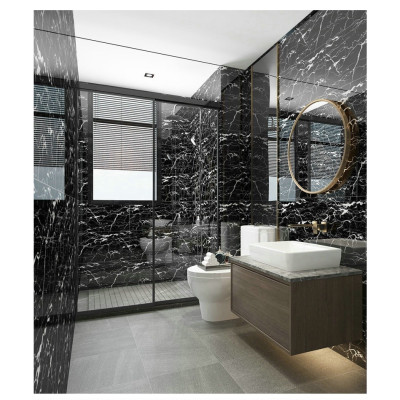 Bộ 5 Tấm Xốp Dán Tường 3D PVC Đá Trắng Ngọc Trai 60x30cm Keo Sẵn Dày 2,5mm Cao Cấp, Sang Trọng 