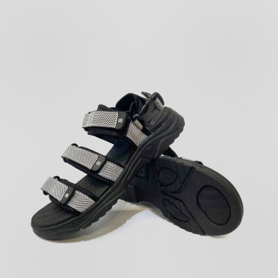 Giày Sandal Nam The Bily 3 Quai Ngang - Màu Trắng BL04