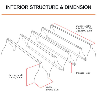 Hộp câu cá hai mặt giúp giữ các phụ kiện câu cá ngăn nắp