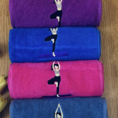 Khăn lau mồ hôi tập Yoga,Khăn cotton thể thao lau siêu  thấm mồ hôi (ảnh và video thực tế)