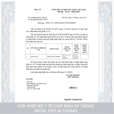 Lens đen giãn tròng Tokyo Night nhãn hiệu Angel Eyes ( Độ cận 0-8 độ )