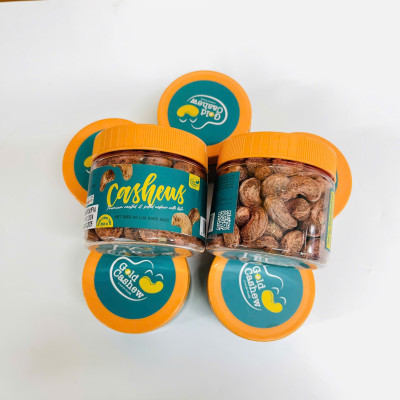 Hạt Điều Vỏ Lụa Rang Muối Hộp 250gr