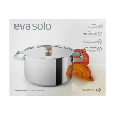Nồi 6.0L, dòng bếp Bắc Âu. Nhãn Eva Solo 