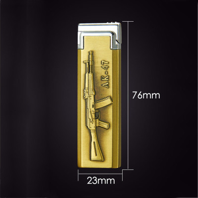 Vỏ Hột Quẹt Bật Lửa Khò Gas 1 Tia Cực Mạnh AK-47 Đẹp Độc Lạ