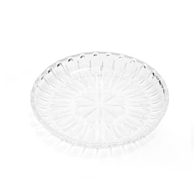 Khay trái cây nhựa JB vân gợn sóng - Trong suốt - Cobihome