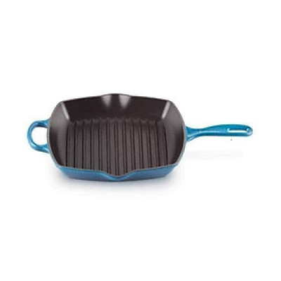 Chảo Nướng Vuông Le Creuset Grillpfanne Quadratisch 26cm Blue Marseille Hàng Chính Hãng