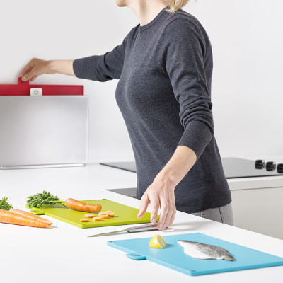 Bộ Thớt Lớn 4 Cái Joseph Joseph 601350 - Index Chopping Board Large (Graphite)