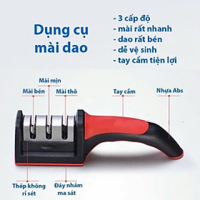 Dụng Cụ Mài Dao 3 Lớp 21x5cm