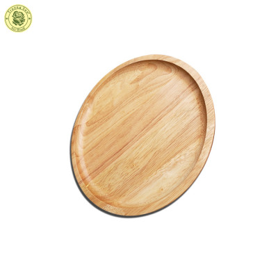 Khay Gỗ Tròn Cao Su Đường Kính 20cm, 25cm, 30cm - Đồ Gỗ Nhà Bếp Thương Hiệu Trường Sơn