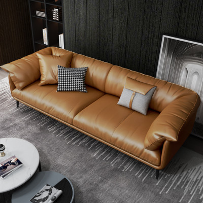 Sofa băng tay bọc da cao cấp Tundo HDCT-10