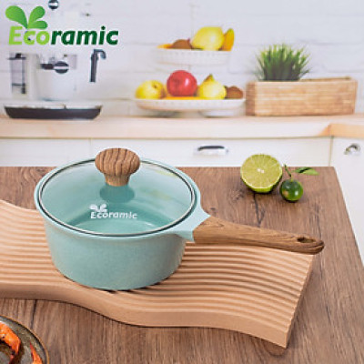 Nồi Chống Dính Ecoramic Platinum Vân Đá Đáy Từ Chính Hãng Cao Cấp, Siêu Bền, Dùng cho mọi loại bếp từ, Bảo hành sản phẩm 2 tháng