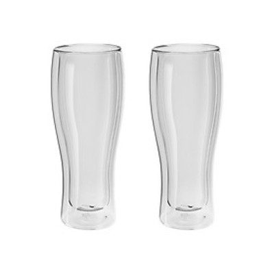 Set 2 cốc uống bia thủy tinh 2 lớp ZWILLING SORRENTO BAR BIERGLASSET 410 ML Hàng Chính Hãng