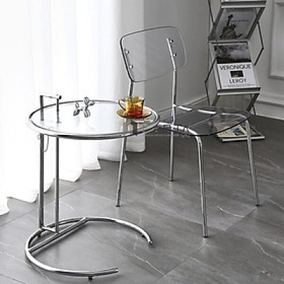 Bàn trà mặt kính tăng giảm độ cao TS0953-05G Nội thất Capta.vn