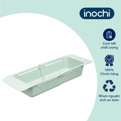 Khay Trượt Yoko: Gác chậu rửa, nhựa nguyên sinh, kháng khuẩn Ag+, tiện dụng - Hàng chính hãng ( Tặng kèm khăn lau pakasa)