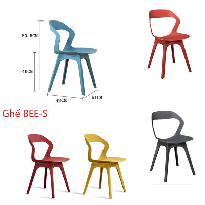  Ghế nhựa đúc 100% cao cấp phù hợp mọi phong cách như ghế ăn ghế cafe ghế tiếp khách