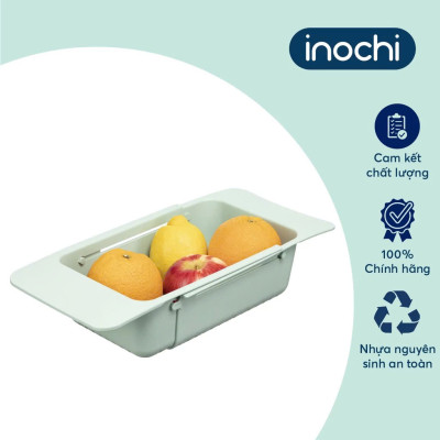 Khay Trượt Yoko: Gác chậu rửa, nhựa nguyên sinh, kháng khuẩn Ag+, tiện dụng - Hàng chính hãng ( Tặng kèm khăn lau pakasa)