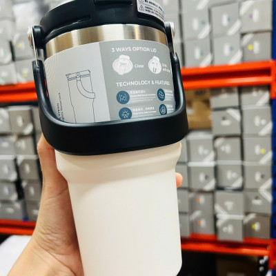 Cốc giữ nhiệt TYESO TS-8829 1050ml tay cầm công thái học Chống tràn & Giữ nhiệt 12 tiếng