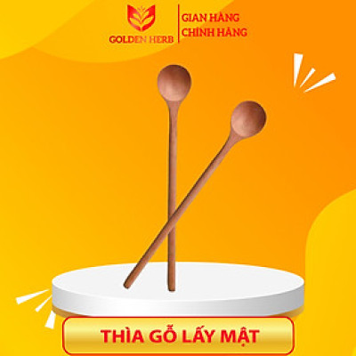 Thìa Gỗ Lấy Mật Ong dài 20cm Saffron Việt Nam