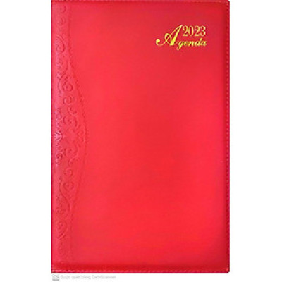 Sổ agenda 2023 bìa simili cao cấp khổ 14.5*20.5