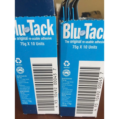 Đất Sét Dính BLU TACK Blutack 187052 của Bostik 75GR
