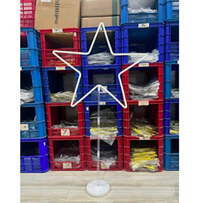 Trụ bóng bay ngôi sao trái tim - trang trí sinh nhật, sự kiên.