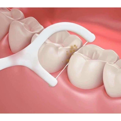 Phụ kiện nhà bếp phòng ăn - Set  hộp 50 cây tăm chỉ nha khoa ,an toàn dễ sử dụng