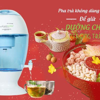 Bình lọc nước gia đình tạo ion kiềm 20L công nghệ mới - Hàng nhập khẩu Mỹ