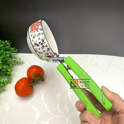 KẸP KỀM GẮP LÒ VI SÓNG - INOX & CÁN NHỰA Chắc chắn. Dụng cụ nhà bếp ĐA NĂNG gắp TÔ CHÉN DĨA nấu nóng, ĐỒ NƯỚNG trên bếp,