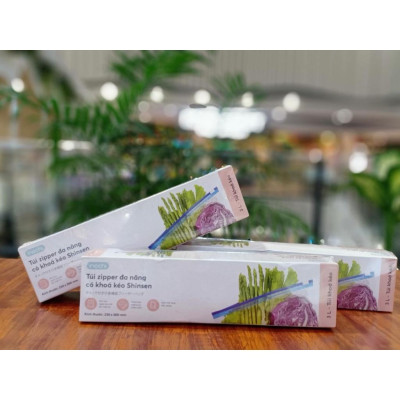Túi zip đa năng Shinshen 1L - 3L Inochi an toàn tiện lợi giữ trọn hương vị thực phẩm