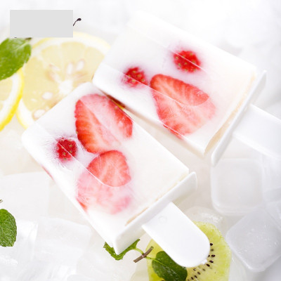 Hộp làm kem 2 lớp, khuôn làm kem 4 ngăn siêu tiện lợi (giao màu ngẫu nhiên)