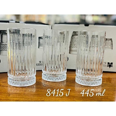 BỘ 6 LY THUỶ TINH, CỐC THUỶ TINH VIỀN VÀNG CHỊU NHIỆT SỌC TRÁM ĐÁY | LY WHISKY | DECOR | QUÁN BAR NHÀ HÀNG SANG TRỌNG