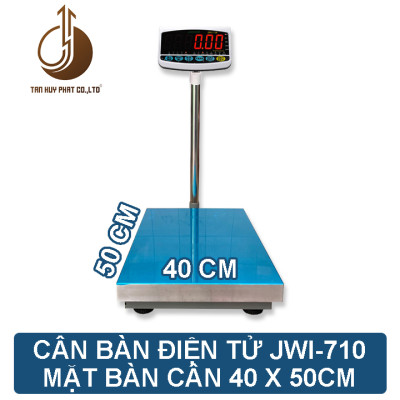 Cân Bàn Điện Tử JWI-710 - Mặt Bàn Cân 400x500MM
