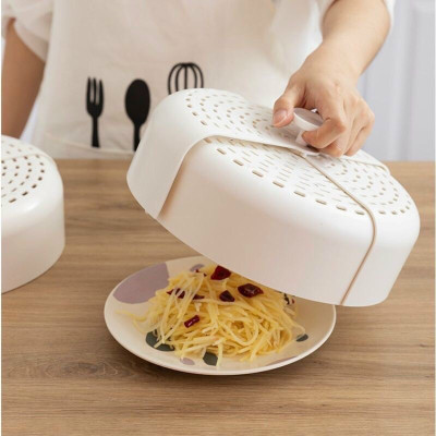 Lồng Bàn Đậy Thức Ăn Mini Gấp Gọn Tiết Kiệm Cho Không Gian Bếp - Lồng bàn nhỏ bằng nhựa tránh bụi - Khay đậy thức ăn - HÀNG CHÍNH HÃNG MINIIN