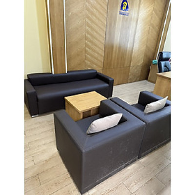 Sofa tiếp khách Văn Phòng Giám Đốc Juno Sofa Băng 2m và 2 ghế đơn
