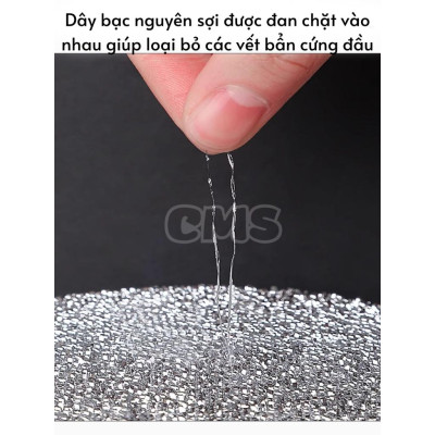 Set 3 miếng bọt biển rửa chén bát 3 lớp cọ xoong nồi giẻ rửa bát đĩa đa năng siêu tạo bọt