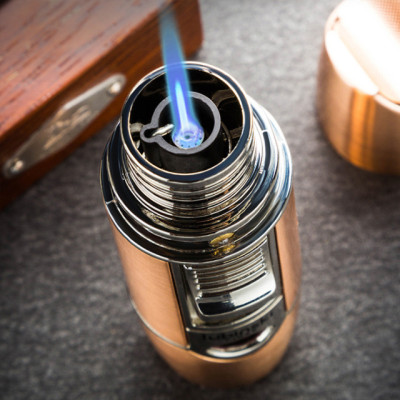 Vỏ Hột Quẹt Bật Lửa Khò Gas 1 Tia Cực Mạnh Lubinski YJA -10022 Thiết Kế Đẹp Độc Lạ Đa Năng - Giao Màu Ngẫu Nhiên