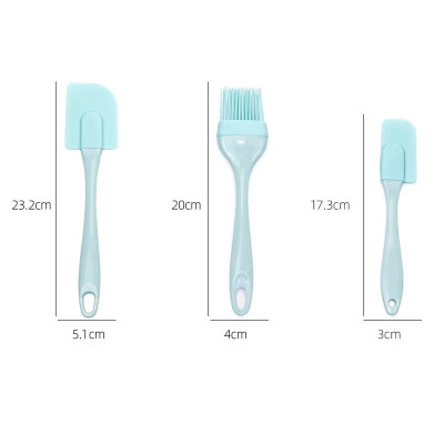 Bộ 3 dụng cụ làm bánh nấu ăn nhà bếp chất liệu silicon chịu nhiệt cao cấp