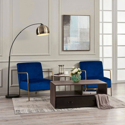 Bàn trà bằng gỗ phòng khách thiết kế tiện dụng SMLIFE Casanova