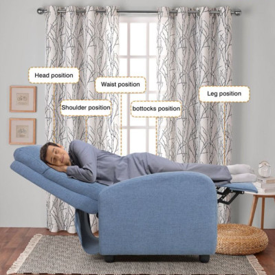 Ghế thư giãn ngã cơ spa nail Tundo RECLININGCT