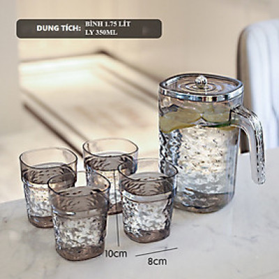 Bình Nước Nhựa Acylic Cao Cấp Phong Cách Mới